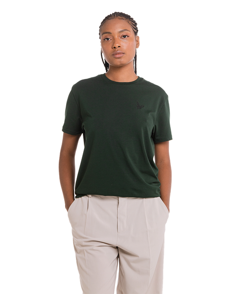 SIGNATURE T- SHIRT EMERALD GREEN WOMEN