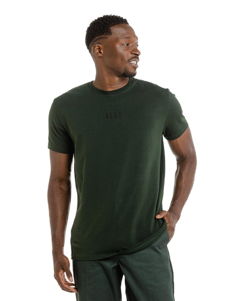 SIGNATURE T- SHIRT VERDE ESMERALDA LETTERS