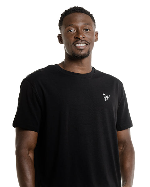 SIGNATURE T- SHIRT NEGRO LOGO