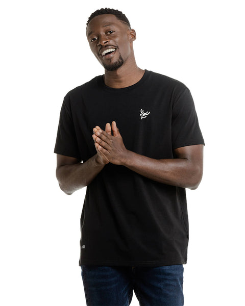 SIGNATURE T- SHIRT NEGRO LOGO