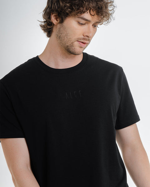 SIGNATURE T- SHIRT BLACK LETTERS