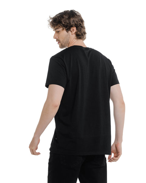 SIGNATURE T- SHIRT NEGRO LETTERS