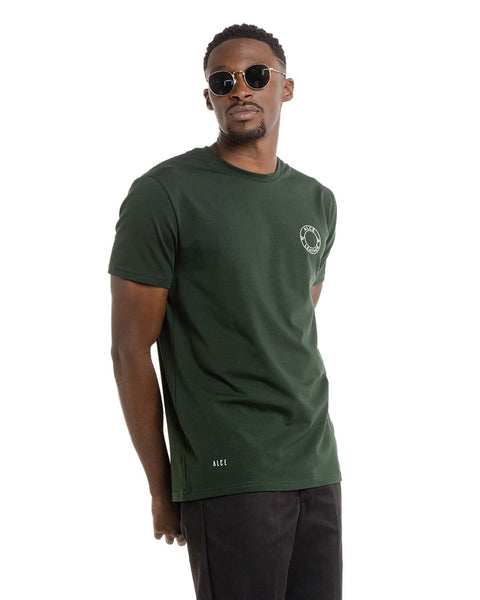 SIGNATURE T- SHIRT EMERALD GREEN CIRCLE