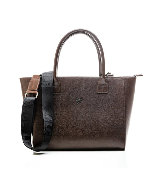 ALCE TOTE BAG CAFÉ POROFINO