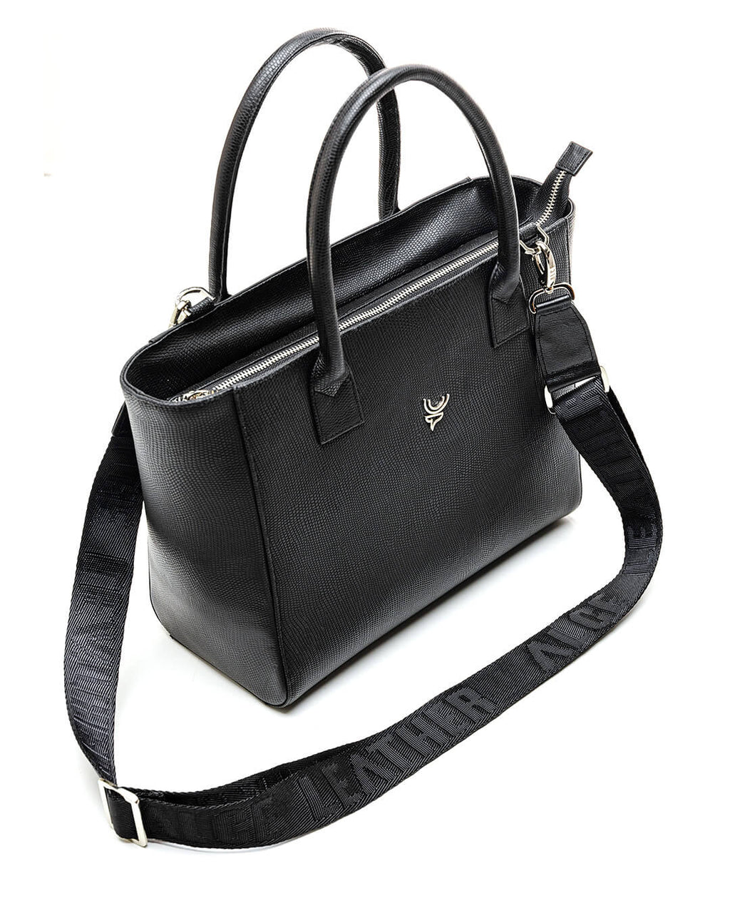 ALCE TOTE BAG NEGRO PITON