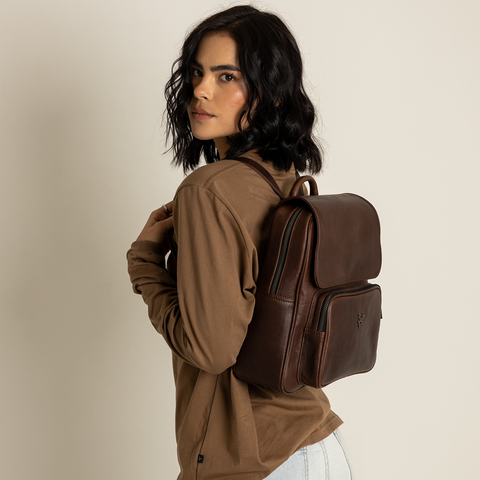 DARK BROWN BACKPACK