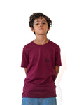 Camiseta niños vino tinto