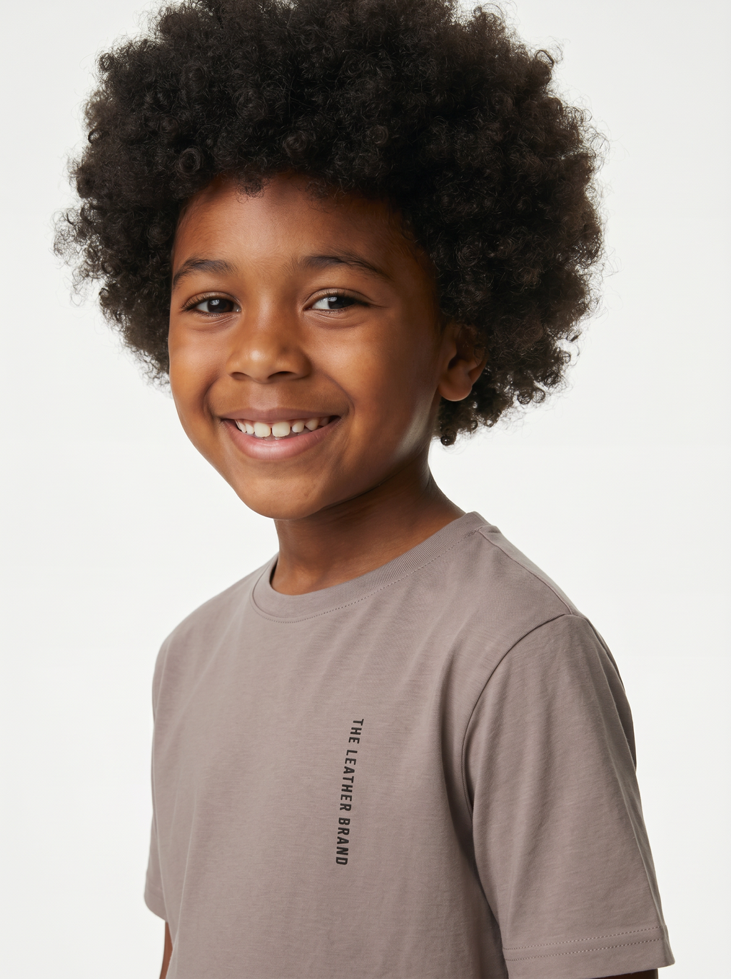Camiseta niños Gris cálido