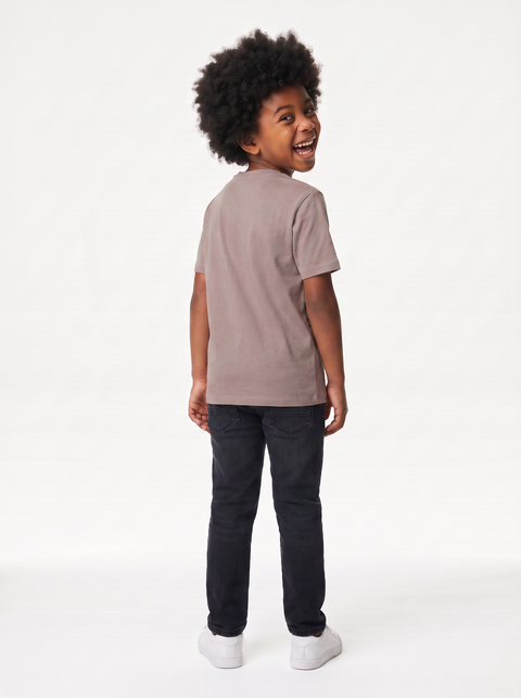 Camiseta niños Gris cálido